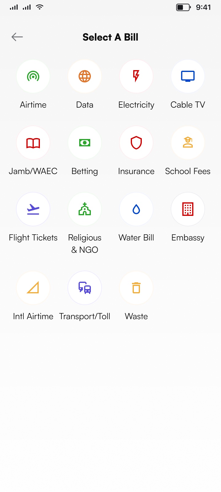 Automate a bill — pick what to pay